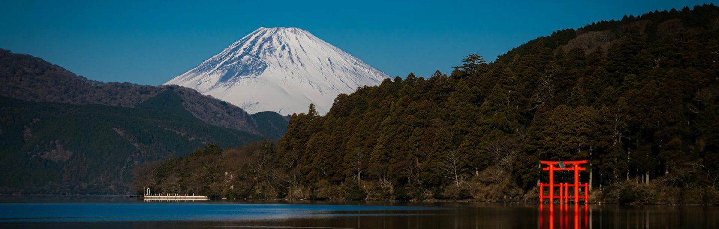 See Mt Fuji from Lake Ashi